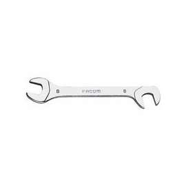 Angle Open End Wrenches, 15 mm Opening, 5 33/64 in Long, Satin