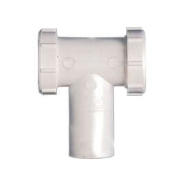 Plumb Pak PP66-7W Center Outlet and Tailpiece, 1-1/2 in, Slip-Joint, Plastic, White