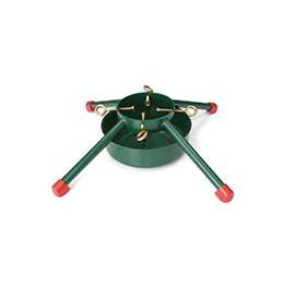 National Holidays 7304 Natural Tree Stand, Steel, Green, Powder-Coated