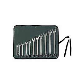 11 Piece Combination Wrench Sets, Points, Inch