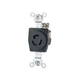 RECEPTACLE SNGL 2P3W 15A 125V