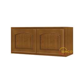 Sunco Randolph Series W3315RT-B/A Kitchen Cabinet, 33 in OAW, 12 in OAD, 15 in OAH, Wood, Amber