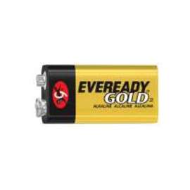 Eveready A522 Series A522BP Alkaline Battery, Zinc, Manganese Dioxide, 9 V