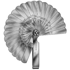 25 Blade Feeler Gauge Set