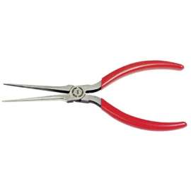 Long Extra Thin Needle Nose Pliers, Forged Alloy Steel, 6 5/32 in