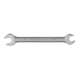 Open End Wrenches, 7/16 in; 1/2 in Opening, 6 3/8 in Long, Chrome