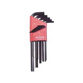 Long Hex Key Sets, 13 Pc., Hex Tip, Inch