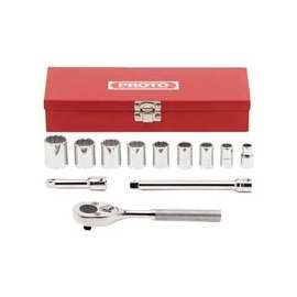 Torqueplus 12-Point 3/8 in Drive Tool Socket Sets, 12 Piece