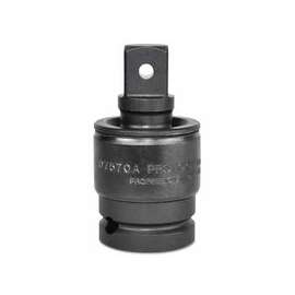 1/2" Drive Impact Universal Joint Sockets, 1/2 in Drive, Black Oxide, 2.6" Long