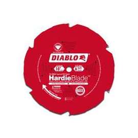 Diablo D1006DH Circular Saw Blade, 10 in Dia, 5/8 in Arbor, 6-Teeth, Polycrystalline Diamond Cutting Edge