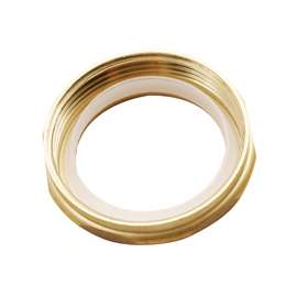Plumb Pak PP809-18 Nut with Washer, 1-1/2 x 1-1/2 in, Brass