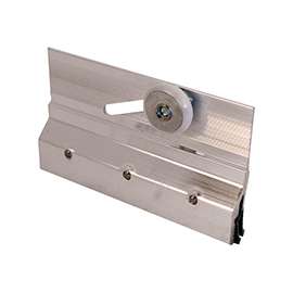 Prime-Line M 6053 Shower Door Top Bracket, Round, Chrome, For: Frameless Shower Doors