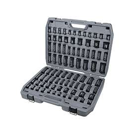 Ingersoll Rand SK34C86N Socket Set, Chrome Molybdenum Steel, Specifications: 1/2, 3/8 in Drive