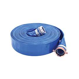 ABBOTT RUBBER 1147-2000-50-FN Pump Discharge Hose Assembly, 2 in ID, 50 ft L, Female NPSH Swivel x Male NPT Nipple, PVC