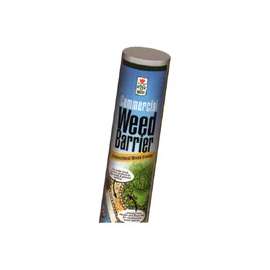 Easy Gardener 2508 Weed Barrier, Commercial-Grade, 50 ft L, 4 ft W, Nylon/Polyester, Gray