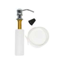 Danco 10038B Soap Dispenser with Nozzle, 12 oz Capacity, Metal/Plastic, Chrome