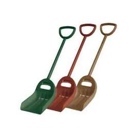 POLY PRO TOOLS P6984R Scoop Shovel, 14 in W Blade, 18 in L Blade, Polymer Blade, Polymer Handle, D-Shaped Handle