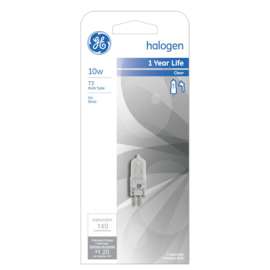 GE 10W T3 QTZ Halo Lamp