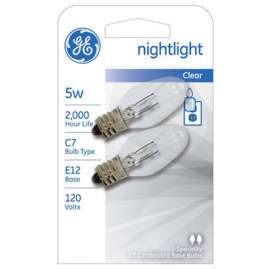 GE2PK 5W CLR Night Bulb