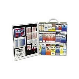 3-Shelf Industrial First Aid Stations, Steel, Wall Mount