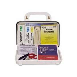 10 Person ANSI Plus First Aid Kits, Weatherproof Plastic, Wall Mount
