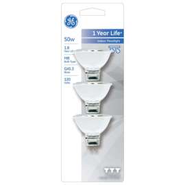 GE3PK 50W QTZ Halo Lamp