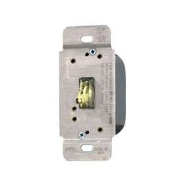 Eaton Wiring Devices TI061L-K Toggle Dimmer, 15 A, 120 V, Halogen, Incandescent Lamp, 3-Way, Clear