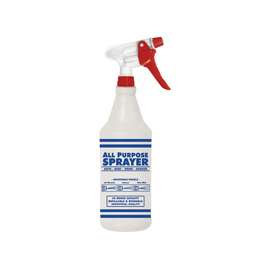 SM ARNOLD 92-763 Sprayer Bottle, 32 oz Capacity, Trigger Nozzle, Red/White