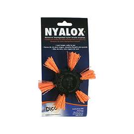 Dico 541-782-4 Flap Wheel Brush, 4 in Dia, Nylon Bristle