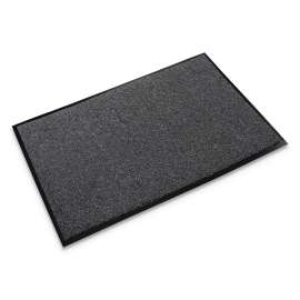 Rely-On Olefin Indoor Wiper Mat, 24 x 36, Charcoal