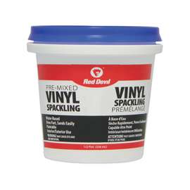 Red Devil 00124CA Spackling Compound Off-White, Off-White, 0.5 pt Tub