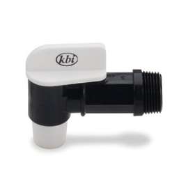 NDS DF-0750-T Chemical-Resistant Drum and Barrel Faucet, 3/4 in MIP x Plain