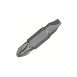 IRWIN 3054001 Screwdriver Bit, #1 to 8 Drive, Phillips/Slotted Drive, 1/4 in Shank, Hex Shank, Steel