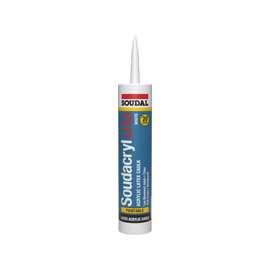 Soudal 5823513 Acrylic Latex Caulk, 10.1 oz