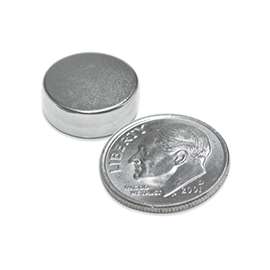 Magnet Source 07045 Super Magnet Disc, Neodymium, 0.315 in Dia, 0.118 in H
