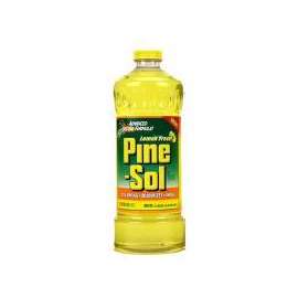 Pine-Sol 40199 All-Purpose Cleaner, 48 oz Bottle, Liquid, Fresh Lemon, Yellow