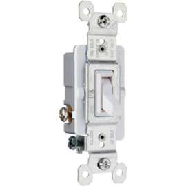 15A WHT 3WY TOG Switch