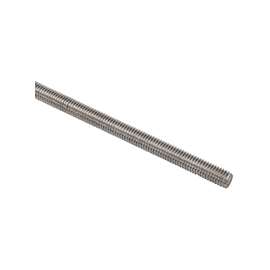Stanley Hardware N218-305 Threaded Rod, 7/16-20 Thread, UNF, Steel