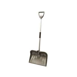 RUGG Lite-Wate 26PL-S Snow Shovel, 18 in W Blade, Combo Blade, Polyethylene Blade, Aluminum Handle, Navy