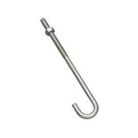 National Hardware 2195BC Series N232-934 J-Bolt, 5/16 in Thread, 3 in L Thread, 7 in L, 160 lb Working Load, Steel, Zinc