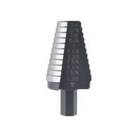 High Speed Steel Fractional Hole Enlarging, 13/16 in-1 3/8 in, 10 Steps