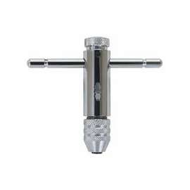T-Handle Ratcheting Tap Wrenches, No. 0 - 1/4 in Tap Size, Bulk