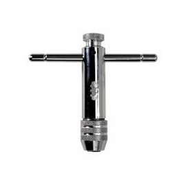 T-Handle Ratcheting Tap Wrenches, 1/4 - 1/2 in Tap Size, Carded
