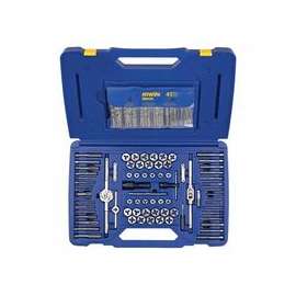 117-pc Machine Screw/Fractional/Metric Tap & Hex Die and Drill Bit Deluxe Set