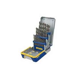 29-pc Cobalt M-35 Metal Index Drill Bit Sets, 1/16 in - 1/2 in Cut Dia.