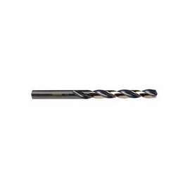 Black & Gold HSS Fractional Drill Bits, 3/8 in, Split Point
