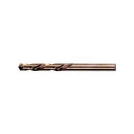 Left-Hand Mechanics Length Cobalt High Speed Steel Drill Bits, 1/4 in, Split