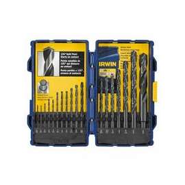 18-pc Black Oxide Sets, 1/16 in - 1/2 in Cut Dia.