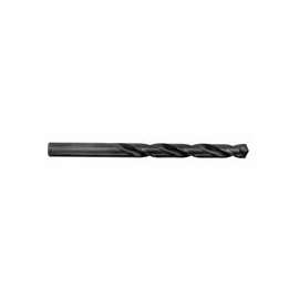 Heavy Duty Black Oxide High Speed Steel Jobber Length Drill Bit, 1/8", Bulk