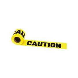 Barrier Tape, 3 in x 1,000 ft, Caution